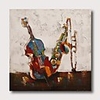 Oil Painting Hand Painted Abstract Comtemporary Modern Stretched Canvas With Stretched Frame