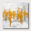 Oil Painting Hand Painted Abstract Comtemporary Modern Stretched Canvas With Stretched Frame