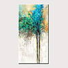 Oil Painting Hand Painted Abstract Floral / Botanical Classic Modern Rolled Canvas Rolled Without Frame