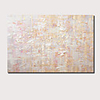 Oil Painting Hand Painted Abstract Landscape Comtemporary Modern Stretched Canvas With Stretched Frame