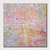 Oil Painting Hand Painted Abstract Landscape Comtemporary Modern Stretched Canvas With Stretched Frame or Rolled Without Frame