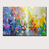 Oil Painting Hand Painted Abstract Landscape Comtemporary Modern Stretched Canvas With Stretched Frame or Rolled Without Frame