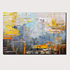 Oil Painting Hand Painted Abstract Landscape Comtemporary Modern Stretched Canvas With Stretched Frame or Rolled Without Frame