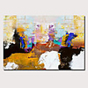 Oil Painting Hand Painted Abstract Landscape Comtemporary Modern Stretched Canvas With Stretched Frame or Rolled Without Frame