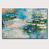 Oil Painting Hand Painted Abstract Landscape Comtemporary Modern Stretched Canvas With Stretched Frame or Rolled Without Frame