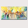 Oil Painting Hand Painted Abstract Landscape Comtemporary Modern Stretched Canvas With Stretched Frame or Rolled Without Frame
