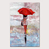 Oil Painting Hand Painted Abstract People Modern Rolled Canvas Rolled Without Frame
