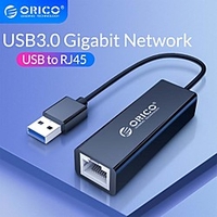 ORICO 10/100/1000 Mbps Network Card Type A to RJ45 Lan USB Wired USB 3.0 2.0 to Gigabit Ethernet Adapter For Windows 10/7 Mac OS PC miniinthebox
