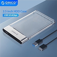 ORICO 2.5 inch SATA to USB3.0 5Gbps 4TB Hard Drive Enclosure with Metal support UASP Hard Drive Enclosure Compatible with HDD SSD miniinthebox