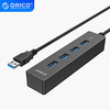 ORICO 4 port A to 4USB3.0 high-speed hub 30cm conjoined data cable blue LED indicator 5Gbps fast transmission miniinthebox