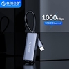 ORICO Lan Type C to RJ45 Network Card Ethernet Adapt gigabit External network card For Windows PC Laptop miniinthebox