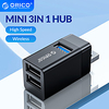 ORICO USB 3.0 Mini Hub Type A to 1USB3.02USB2.0 Splitter High Speed Expanded 3-port USB for desktop Laptop Free drive miniinthebox