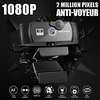 PC Webcam With Microphone 1K Full HD 1080P Widescreen Computer Game Video Work WebCamera Rotatable USB Web Camera Cam miniinthebox