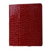 Protective Snakeskin Pattern Case With Stand for iPad Red