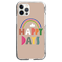 Rainbow Happy Days Case For Apple iPhone 12 11 SE2020 Unique Design Protective Case Shockproof Cover TPU Clear Case for iPhone 12 Pro Max XR XS Max iPhone 8 7 miniinthebox