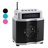 Rechargeable Portable LCD Speaker with FM Radio and TF Card Reader (Assorted Colors)