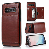 Retro PU Leather Case For Samsung Galaxy S10 Plus S10e S10 S9 Plus S9 S8 Plus S8 Multi Card Holders Phone Cases For Galaxy Note 10 Plus Note 10 Note 9 Note 8 with Stand Magnetic Wallet Cover miniinthebox