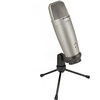 Samson C01U Pro Studio Condenser Microphone with USB for Real-time Control Broadcasting Large Diaphragm Condenser Microphone