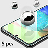SAMSUNG Screen Protector A6 Plus 2018 A8 Plus 2018 A8S A9 2018 A7 2018 A60 A40 A10 M40 S10E High Definition HD Front Screen Protector 5 pcs Tempered Glass