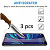 SAMSUNG Screen Protector A91 A90 5G A90 A81 A80 A71 A51 A20S A20E A10E Note 10 Lite S10 Lite High Definition HD Front Screen Protector 3 pcs Tempered Glass