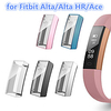 Screen Protector Case for Fitbit Alta HR Ace Alta TPU Rugged Bumper Case Cover All-Around Protective Plated Bumper Shell Accessories Scratch-Proof Compatible