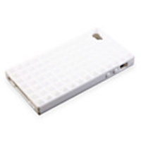 Silicon Protective Bumper Case for iPhone 4 (White)