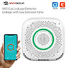 SMARSECUR Wi-Fi Leakage GAS Detector Alarm For Tuya Smart life Smart Home Security System work with with manipulator