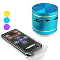 Sphere Style Resonance Speaker with Remote Control (USB,  MicroSD Reader,  Assorted Colors)