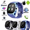 T8S Bluetooth Smart Watch With Camera Facebook Whatsapp Support SIM TF Card Call Smartwatch For Android Phone