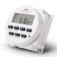 TM618H Stopwatch DC 24V Volt Voltage Output Digital 7 Days Weekly Programmable Timer Switch Time Relay Control miniinthebox