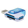 USB 2.0 All in one Rotating Multi Memory Card Reader for Micro SD/TF M2 MMC SDHC MS Duo