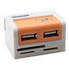 USB 2.0 COMBO 43 in 1 Card Reader with Hi-speed 2 Port USB Hub
