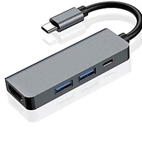 USB C 4 in 1Type-C Hub Docking Station Usb-c to HDMI usb3.0 with Pd Charging Head Expansion Hub