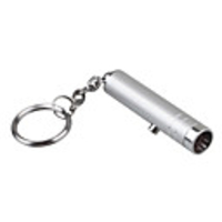 UV Light Money Check Keychain Flashlight - Silver