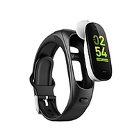 V08S Smartwatch for Android iOS 0.96-inch Sports Tracker Support Heart Rate Monitor Blood Pressure Measurement Sports Long Standby Smart Pedometer Sleep Tracker Sedentary Reminder miniinthebox