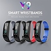 Y9 Smart Bracelet Color Screen Two-color Strap with 20 Smart Reminders