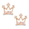 (1 paire) douce (petite couronne de diamant) comme alliage d
