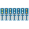 10 pièces t5 led ampoule w3w w1.2w 12v led canbus voiture intérieur lumières tableau de bord chauffage indicateur coin auto instrument lampe miniinthebox