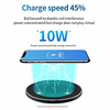 10 W Puissance de sortie Chargeur rapide Pad de chargement sans fil Chargeur Sans Fil Qi Invalide Pour Apple iPhone 12 11 pro SE X XS XR 8 Samsung Glaxy S21 Ultra S20 Plus S10 Note20 10 Airpods 1/2 miniinthebox