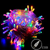 10m Guirlandes Lumineuses 80 LED RVB Imperméable / Créatif / Soirée Alimenté par Port USB