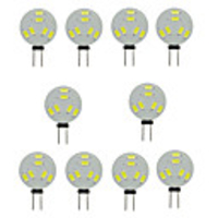 10pcs 1.5 W LED à Double Broches 150-200 lm G4 T 6 Perles LED SMD 5730 Décorative Blanc Chaud Blanc Froid 12 V / 10 pièces / RoHs