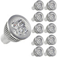 10pcs 5 W Spot LED 450 lm E14 GU10 GU5.3 5 Perles LED LED Haute Puissance Décorative Blanc Chaud Blanc Froid 85-265 V / 10 pièces / RoHs