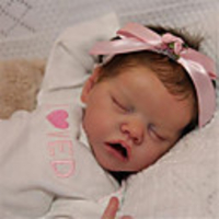 17 pouce Poupées Reborn Jouet pour Bébé Nourrisson Bébés Fille Baby Doll Reborn Jumeaux A Nouveau née réaliste Fabrication à la main Simulation Floppy Head Tissu Vinyle de silicone avec vêtements