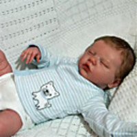 17 pouce Poupées Reborn Jouet pour Bébé Nourrisson Bébés Fille Baby Doll Reborn Jumeaux A Nouveau née réaliste Fabrication à la main Simulation Floppy Head Tissu Vinyle de silicone avec vêtements