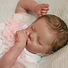 17 pouce Poupées Reborn Jouet pour Bébé Nourrisson Bébés Fille Baby Doll Reborn Jumeaux A Nouveau née réaliste Fabrication à la main Simulation Floppy Head Tissu Vinyle de silicone avec vêtements