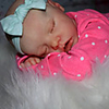 17 pouce Poupées Reborn Jouet pour Bébé Nourrisson Bébés Fille Baby Doll Reborn réaliste Fabrication à la main Simulation Cils appliqués à la main Floppy Head Tissu Vinyle de silicone avec