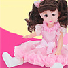 18 pouce Fille Poupée Poupée de mode Jouet parlant Bébés Fille réaliste Elégant Enfant / Adolescent Silicone complet avec vêtements et accessoires pour les cadeaux d