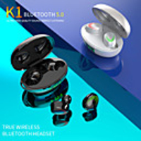 1898 12 Kit main libres pour téléphone Bluetooth5.0 Stereo Avec Microphone Avec contrôle du volume Sport Fitness