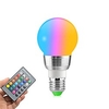 1pc 5 W Ampoules Globe LED 400 lm E14 E26 / E27 5 Perles LED SMD Intensité Réglable Commandée à Distance Décorative RGBW 85-265 V / RoHs miniinthebox