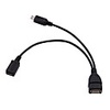 2 en 1 adaptateurs otg micro usb mâle femelle à usb câble femelle adaptateur otg